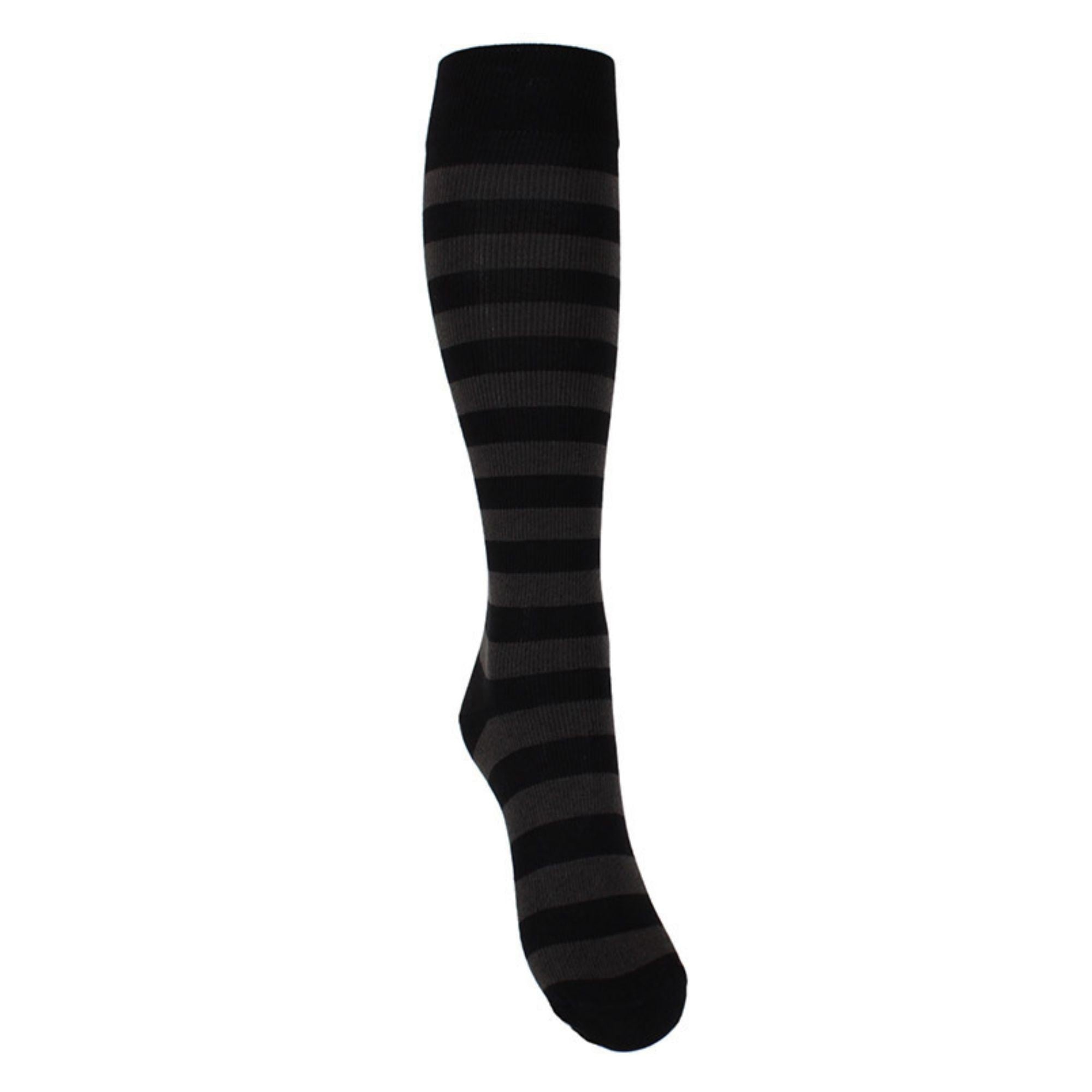 Striped compression socks for tired and swollen legs 3-pack