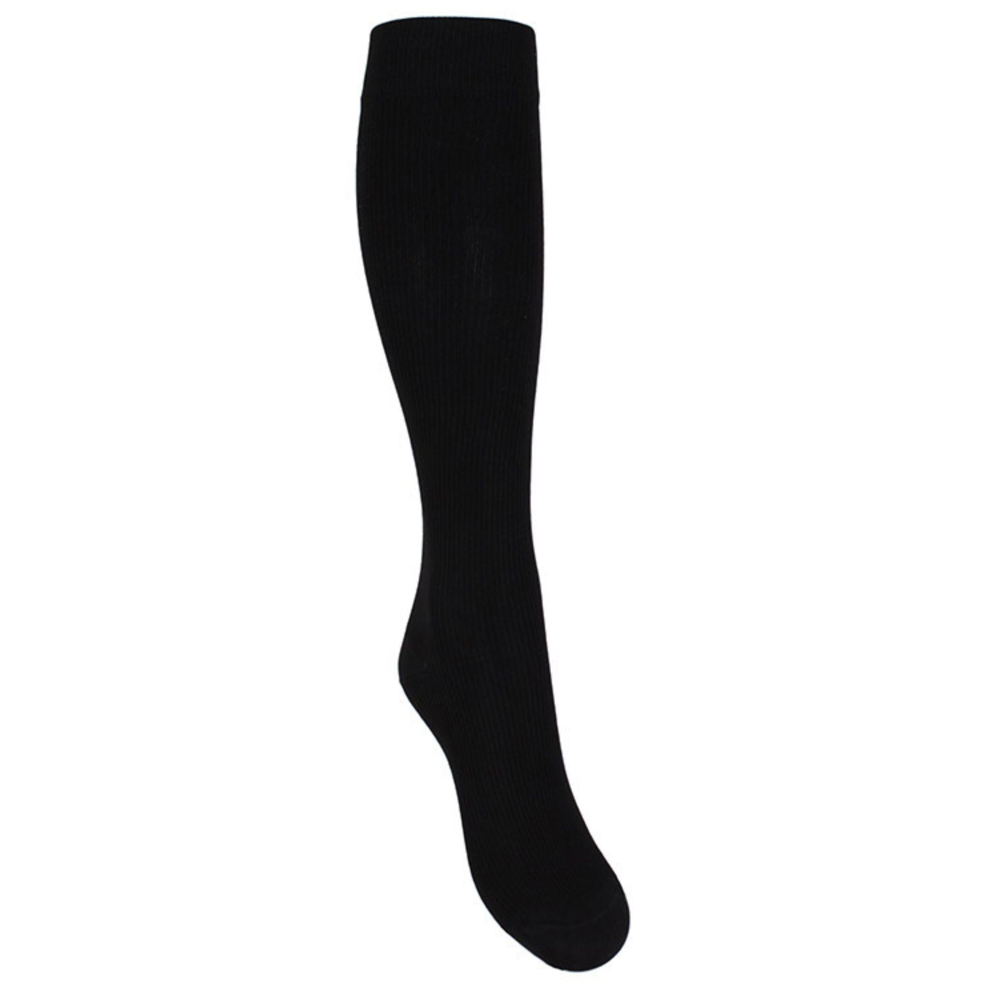 Support stockings bamboo black 15-21 mmHg for tired and swollen legs 3-pack