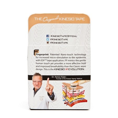 Kinesio tape Kinesio Tex Gold FP 5 meters blue for sports injuries and muscle support