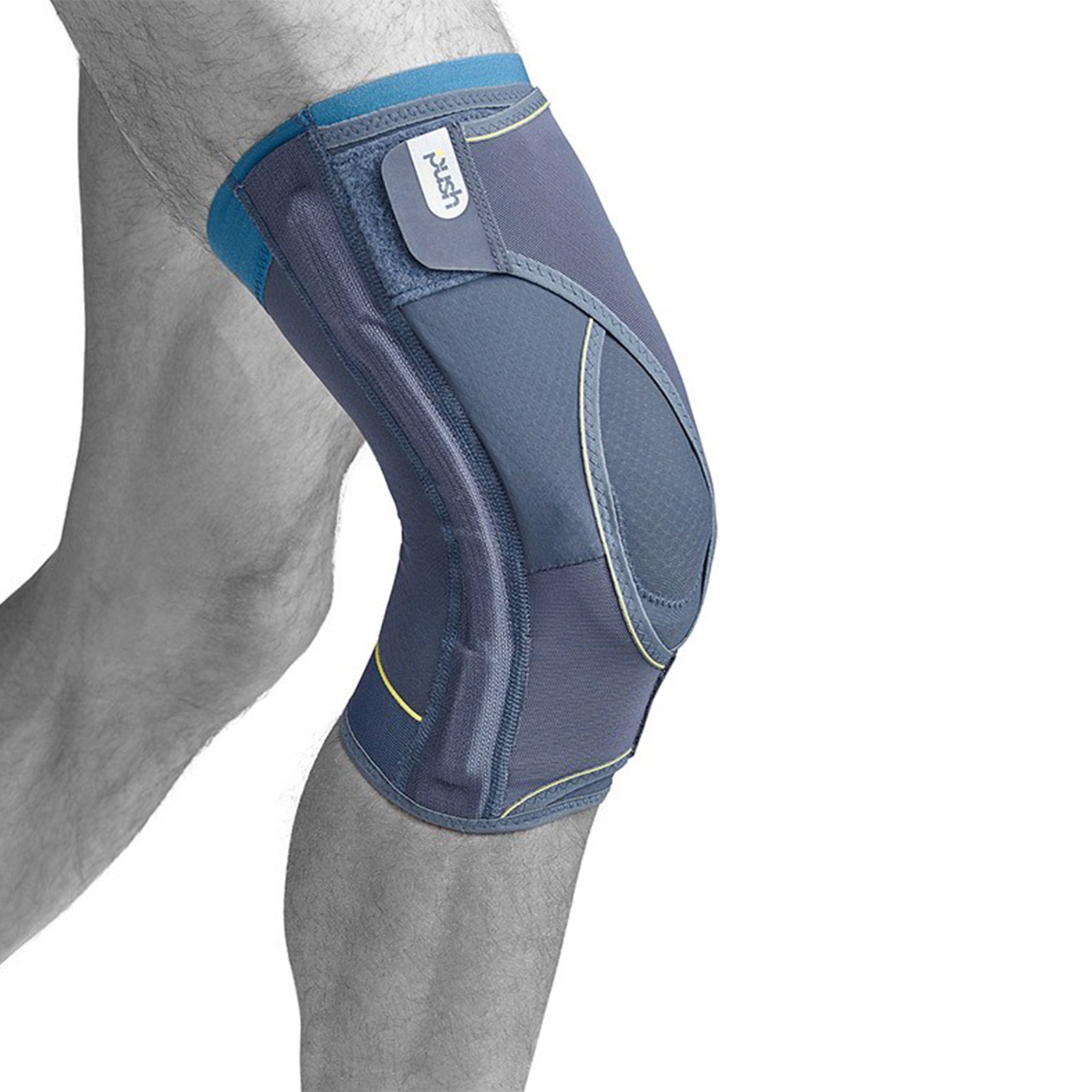 Push Sports Kniebandage mit Lamellschenkel und ultradünnem Material für Aktive