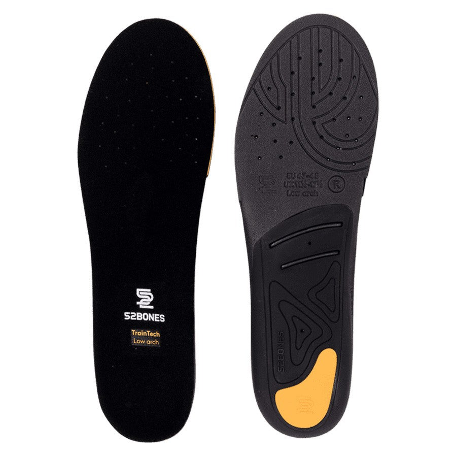 2-pack TrainTech sports insoles for running and training, with a training shirt included
