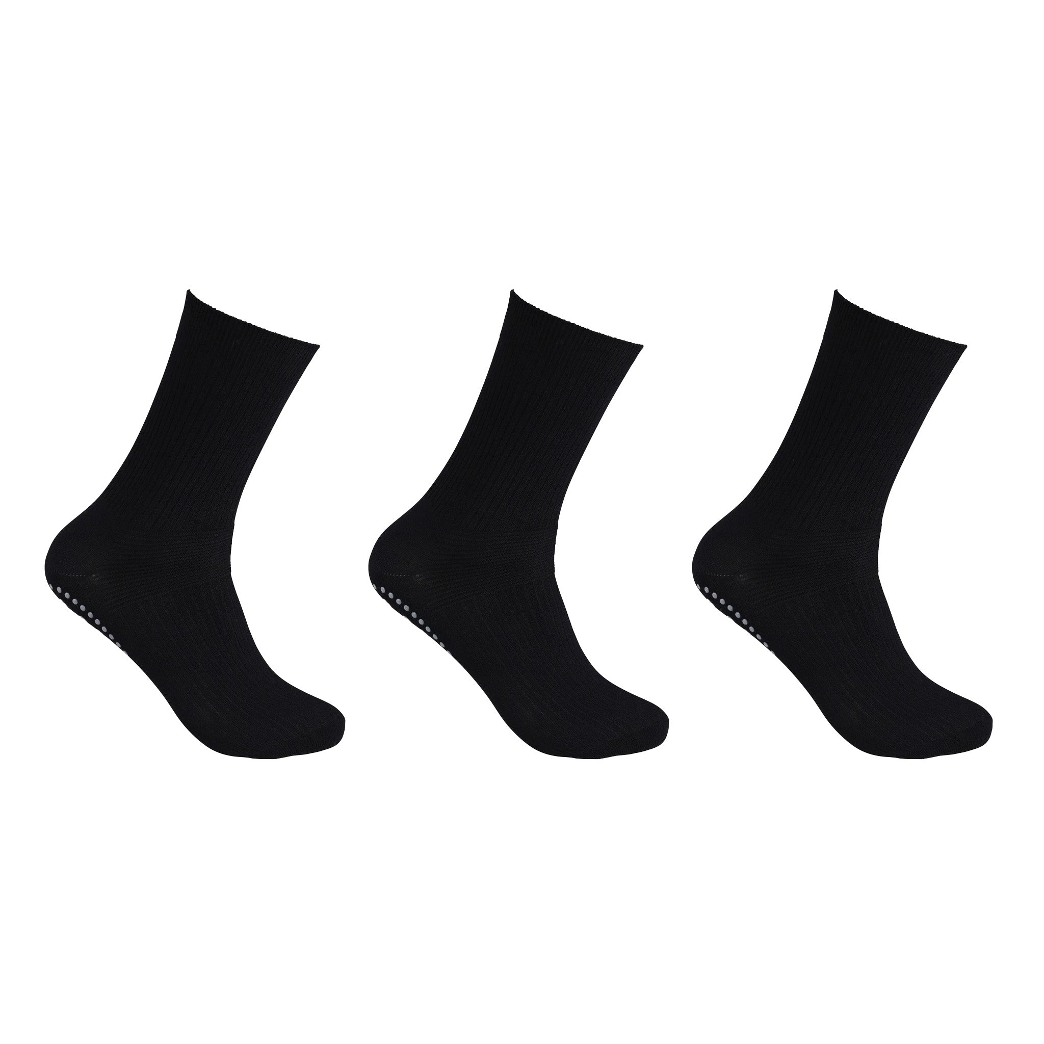 Socks with anti-slip for increased safety indoors 3-pack
