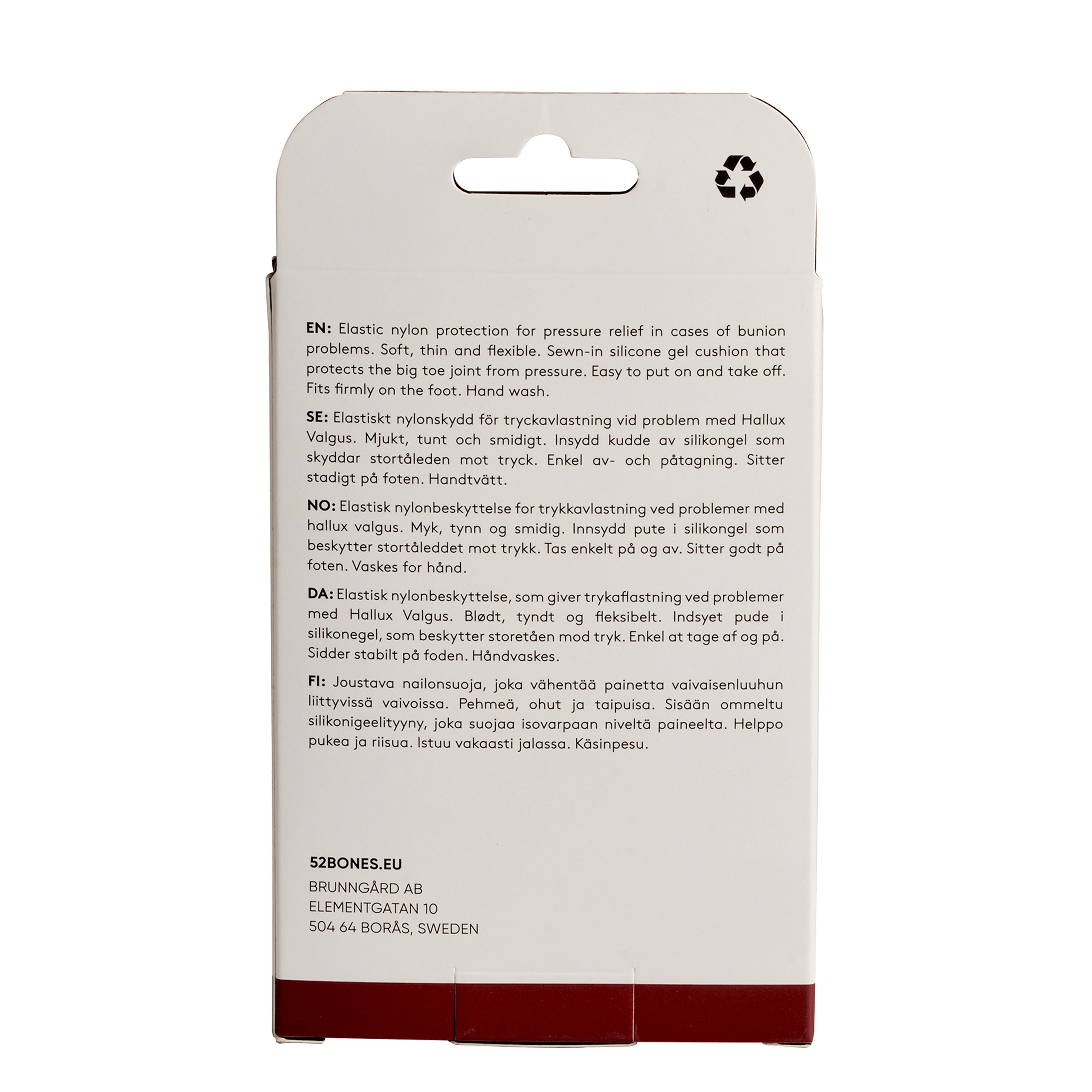 Hallux valgus protector with gel pad for pressure relief of the big toe joint