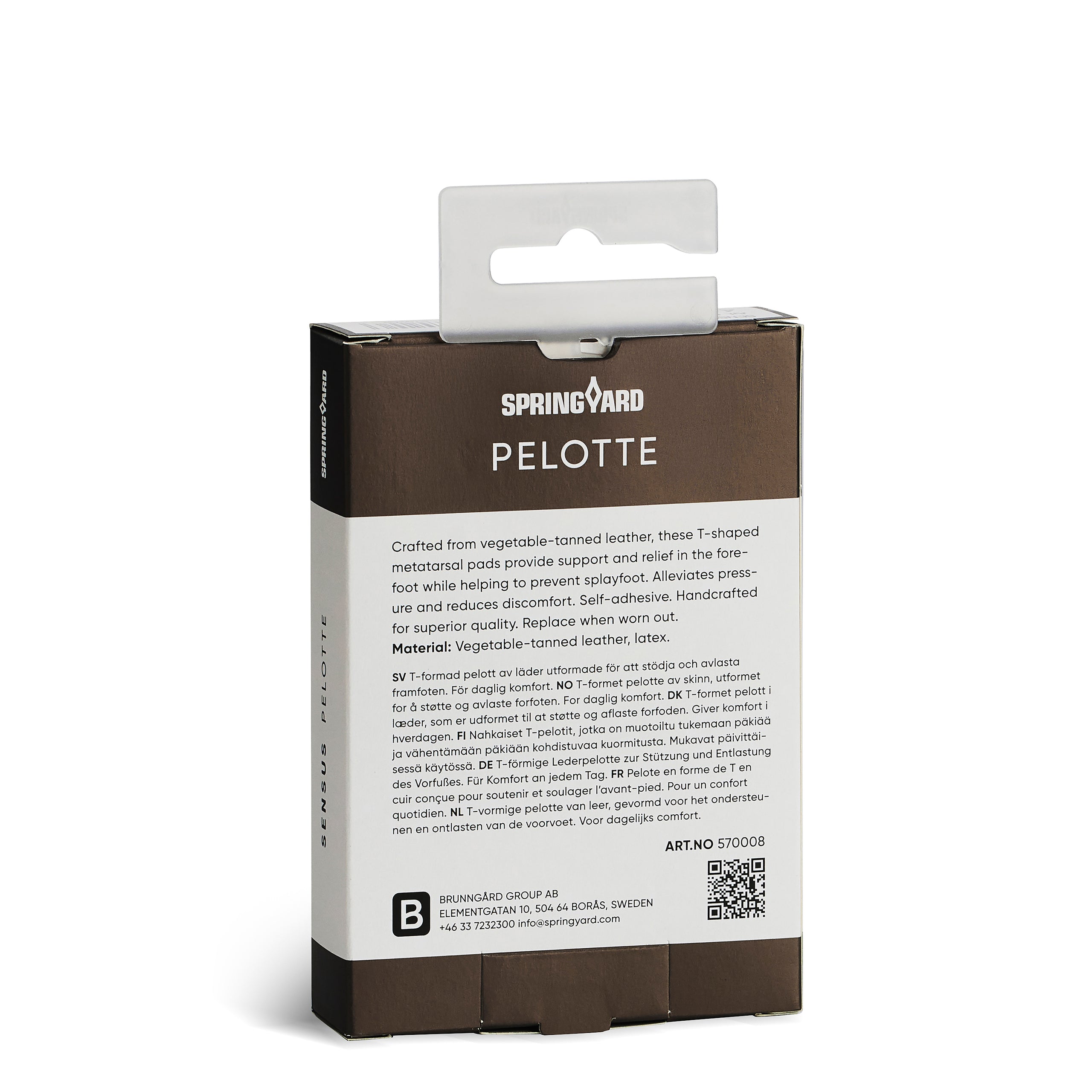 Self-adhesive pads for relieving sunken front arch 3-pack