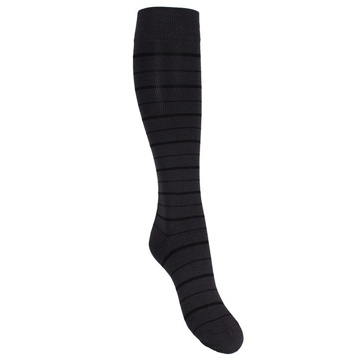 Striped compression socks for tired and swollen legs 3-pack