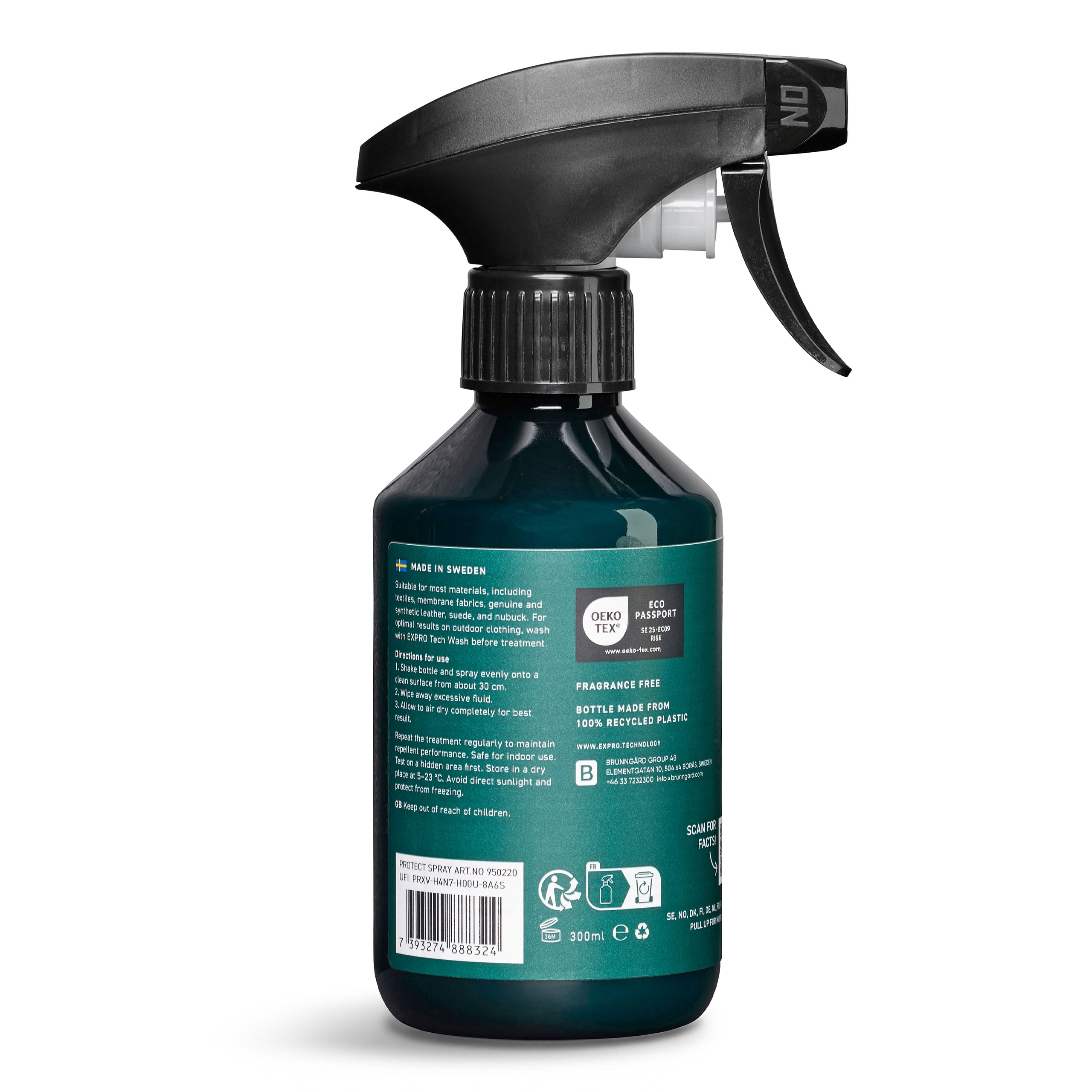 Waterproofing spray for protection against water, dirt and stains