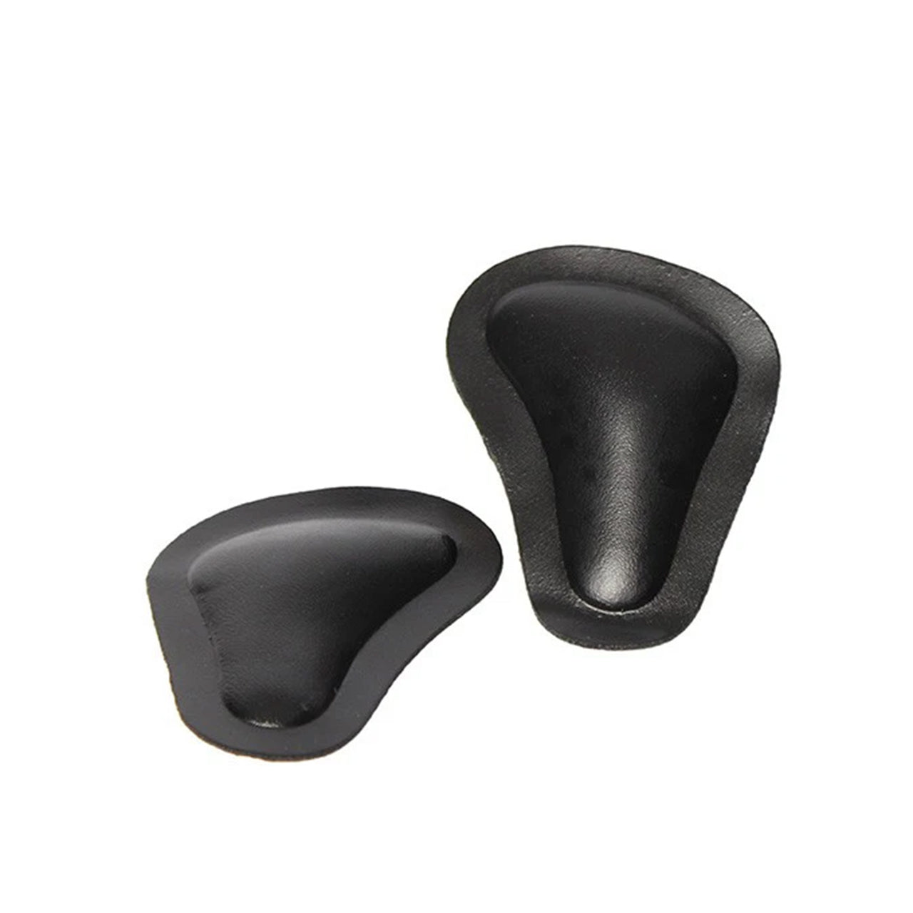 Self-adhesive pads for sunken forefoot arches