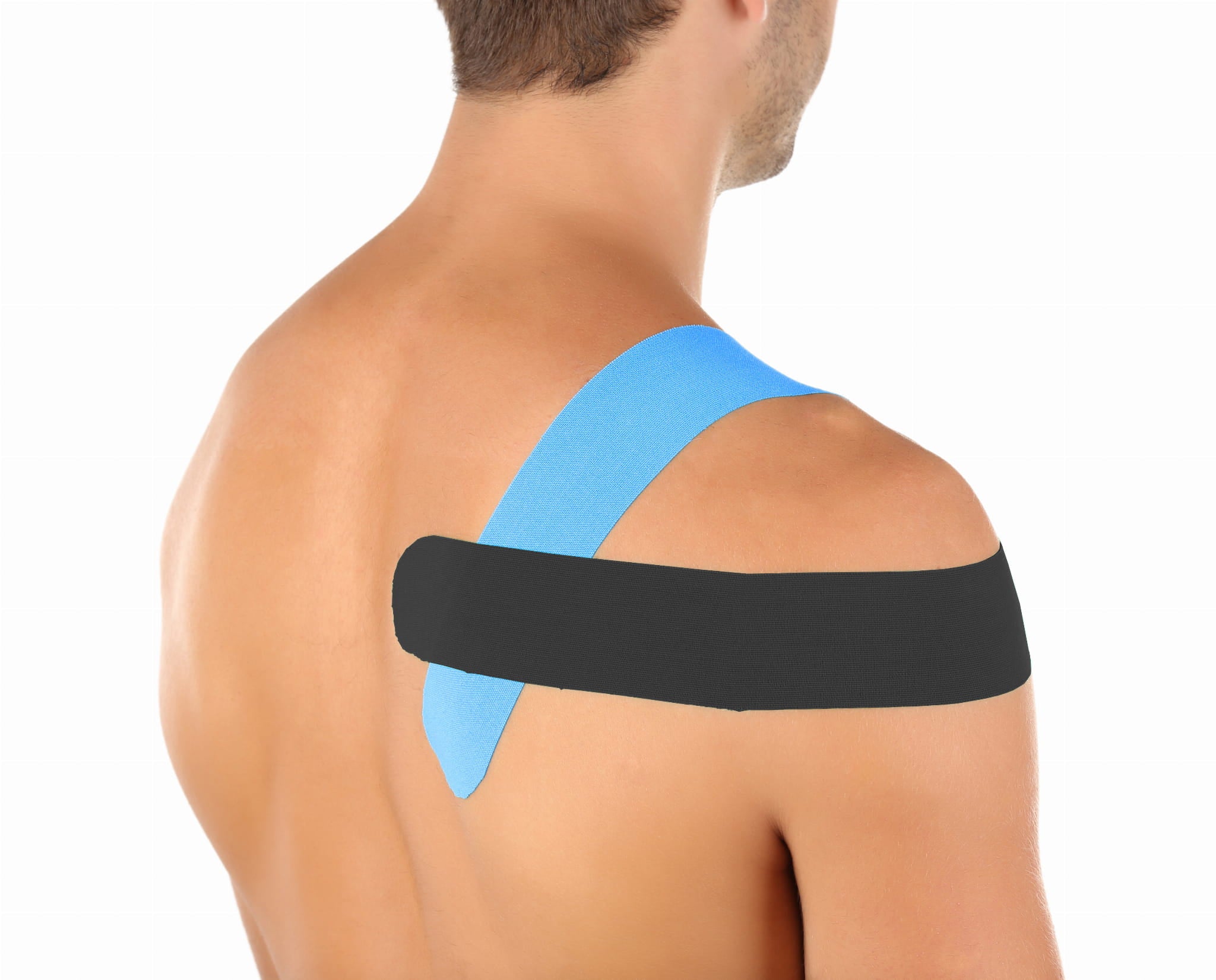 Kinesio tape black with high stretchability 3–pack