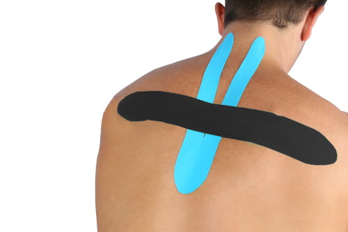 Kinesio tape beige with high stretchability