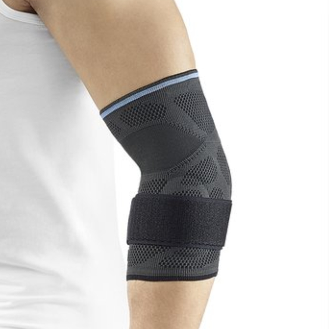 Dynamics Plus Ellenbogenbandage mit beidseitiger Entlastung für Tennisarm, Golferarm und Mausarm