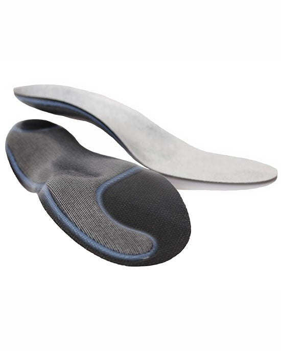 Insole made of rigid plastic composite for heavier users with osteoarthritis in the big toe joint