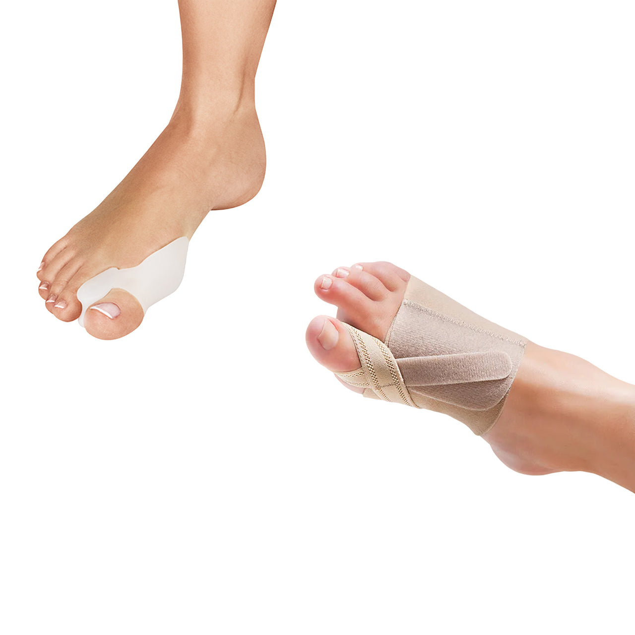 Hallux valgus kit with toe spreader and corrector support