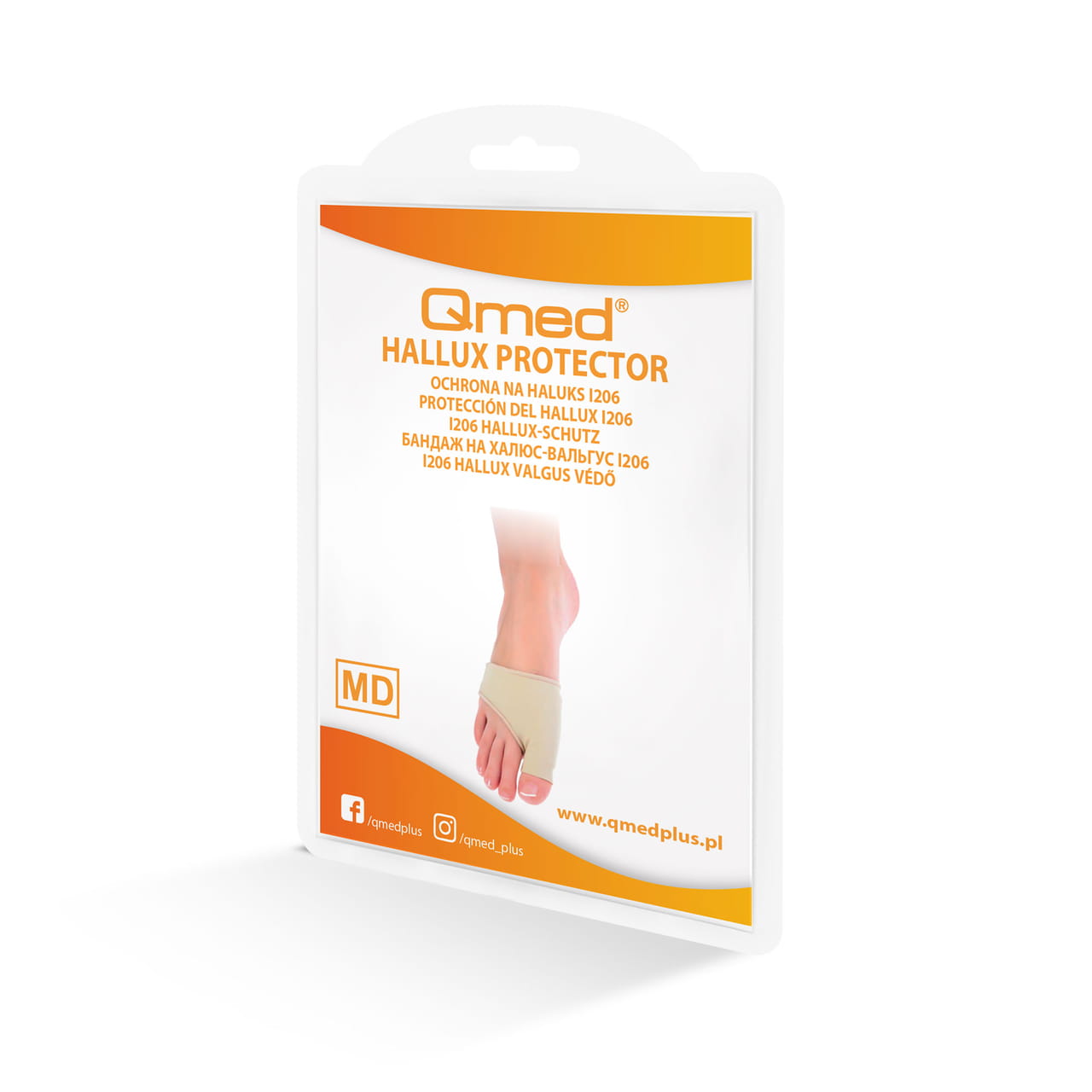 Elastisches Hallux Valgus-Schutz aus Silikon zur Druckentlastung des Großzehengelenks