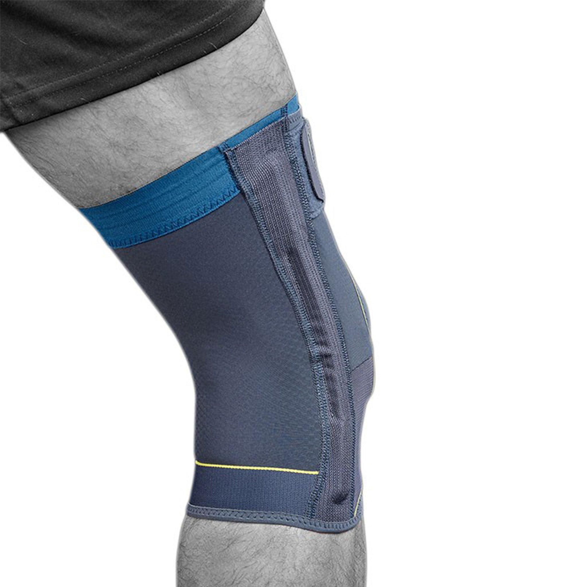 Push Sports Kniebandage mit Lamellschenkel und ultradünnem Material für Aktive