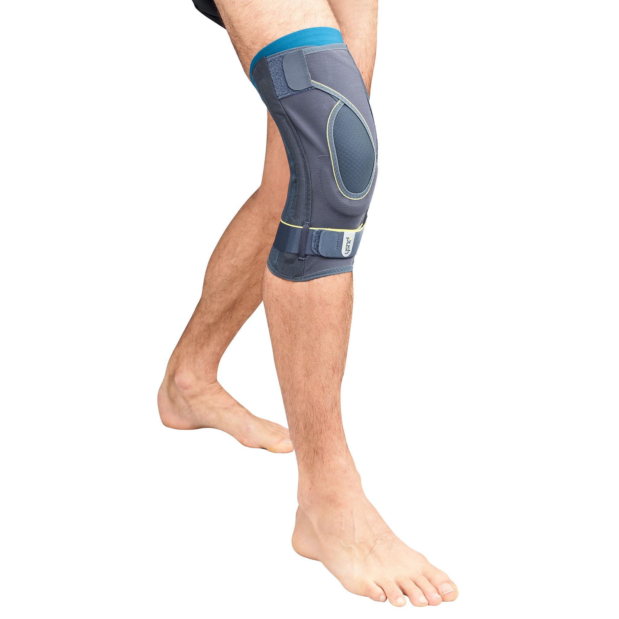 Push Sports Kniebandage mit Lamellschenkel und ultradünnem Material für Aktive