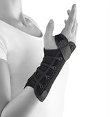 Wrist support Dynamics with splints and lacing for adjustable wrist support