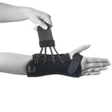 Wrist support Dynamics with splints and lacing for adjustable wrist support