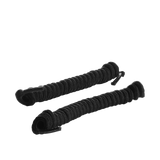 Elastic spiral shoelace black 3-pack
