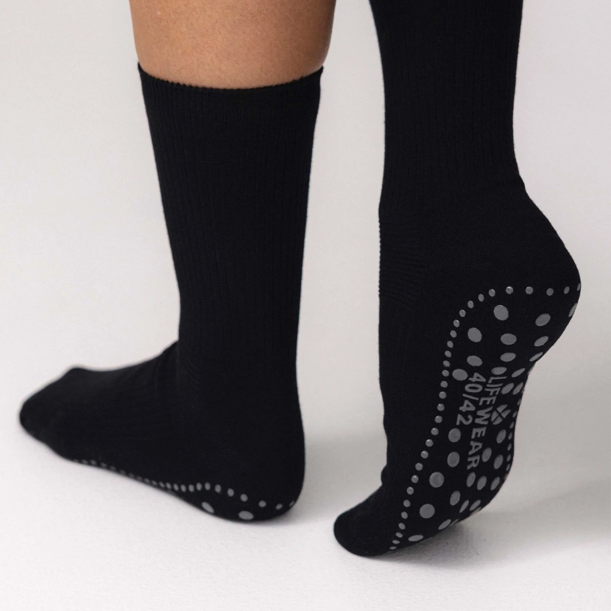 Anti-slip sock for increased safety indoors