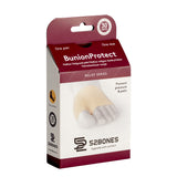 Hallux valgus protector with gel pad for pressure relief of the big toe joint