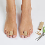 Röhrenförmiger Zehen- und Fingerschutz mit Silikon