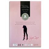 Support tights for pregnant women, black, for reduced swelling and firmer legs