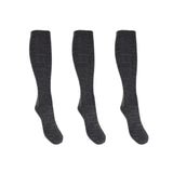 Support socks merino wool grey for walking and hiking 3–pack