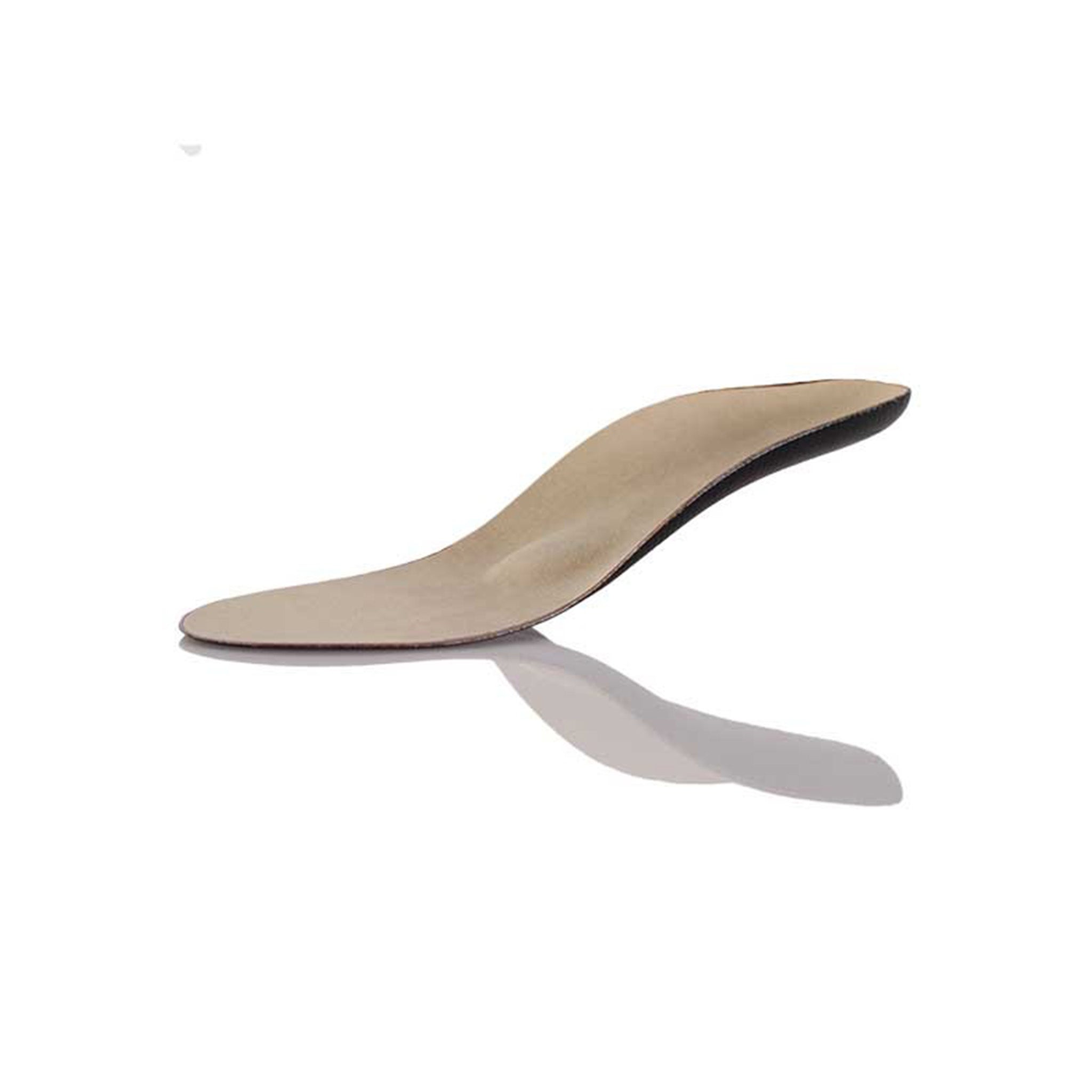 Ultra-thin shoe insert with pad and arch support