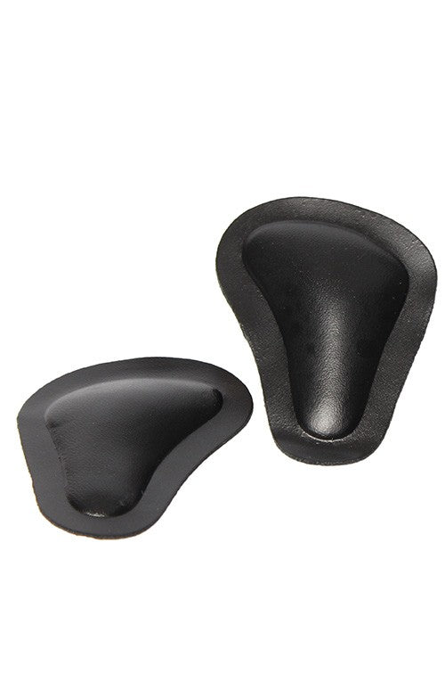 Self-adhesive pads for sunken forefoot arches