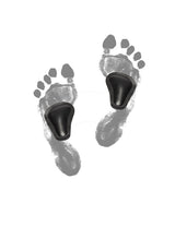 Self-adhesive pads for sunken forefoot arches