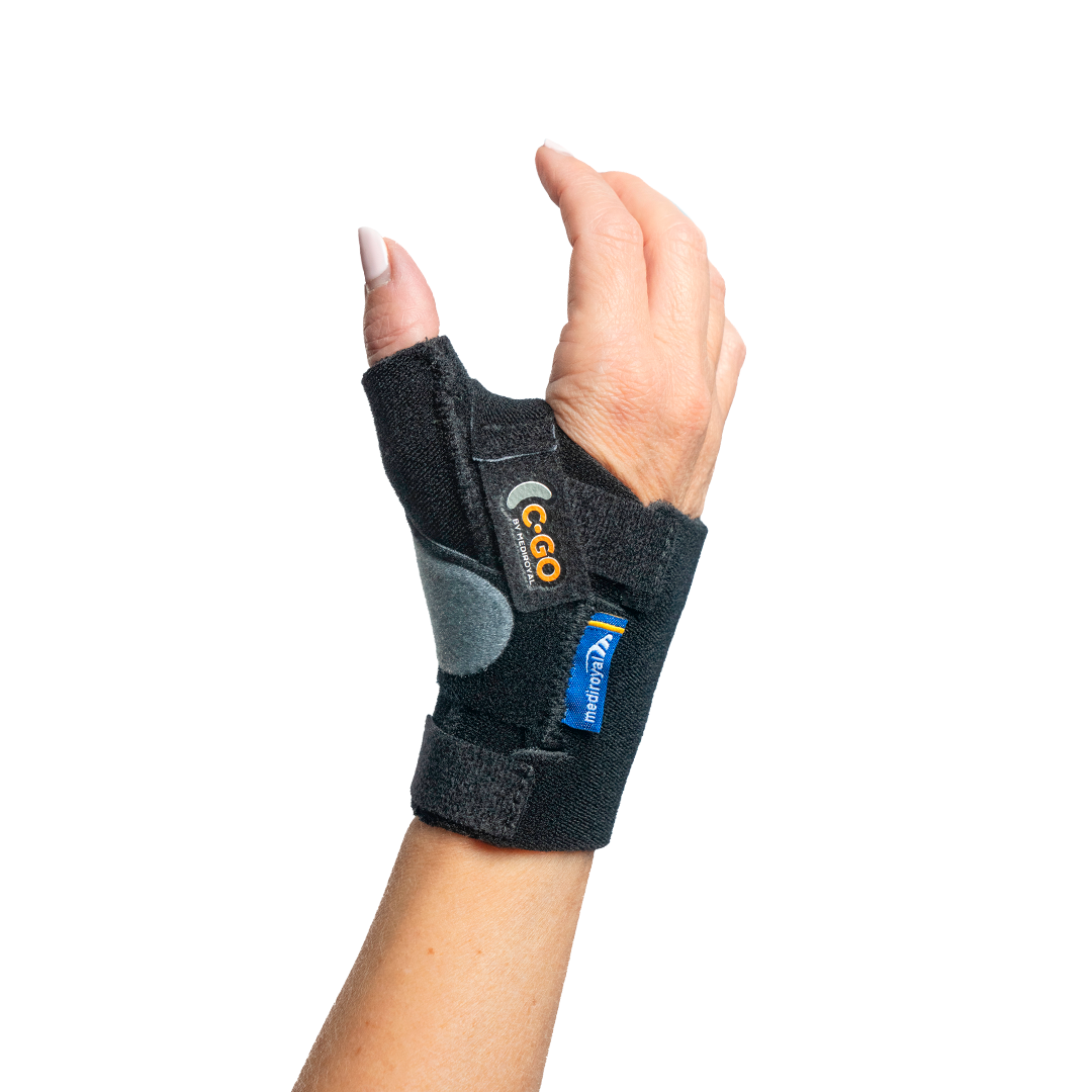 C-GO thumb rest for soft support and relief