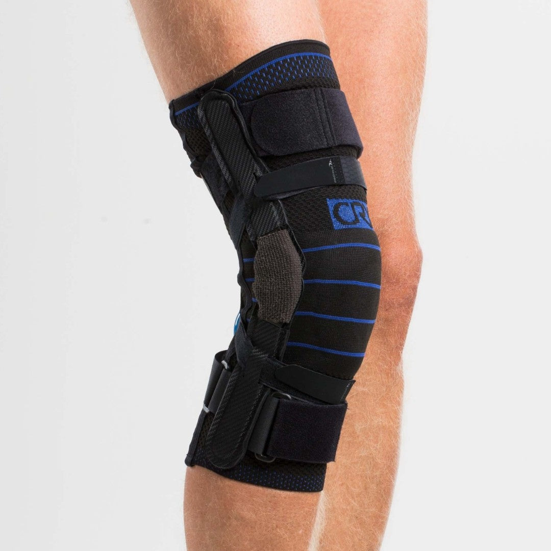 Knee brace CRX Liga X for anterior cruciate ligament injury with adjustable joint