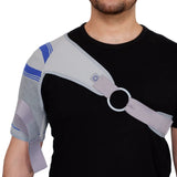Acromed shoulder brace for extra support and to limit arm movement