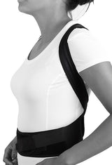 Posture vest EXTO black for better posture