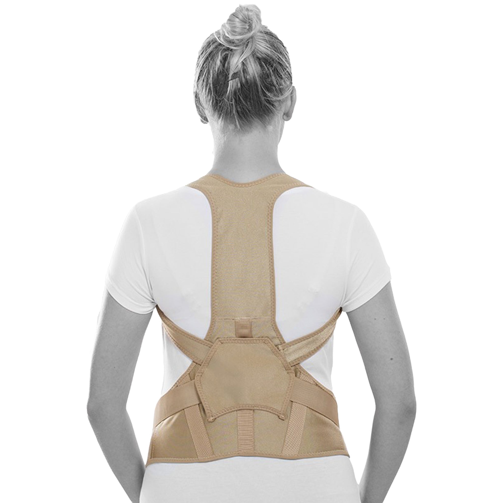 Posture vest EXTO beige for better posture