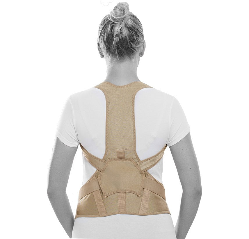Posture vest EXTO beige for better posture