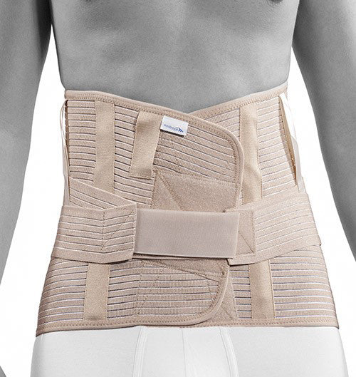 Backrest with extra stabilizing strap high model beige