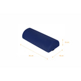 Lumbar pillow half roll with memory foam