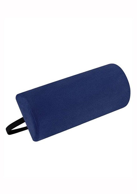 Lumbar pillow half roll with memory foam