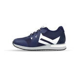 Eikon orthopedic women's shoe for stability and comfort in blue/white