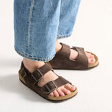 XOCORE Soft rocker support sandal slingback coffee brown