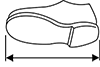 Fußgewölbe-Einlage Plattfuß und flaches Fußgewölbe_size-guide