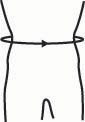 Wärmende Rückenbandage mit Schienen_size-guide