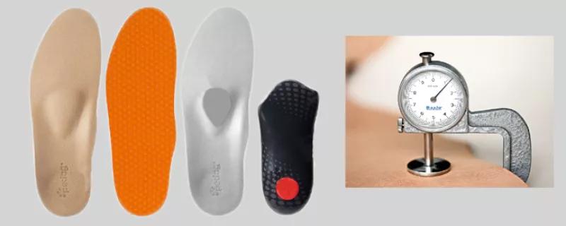 Formbeständige Einlegesohle mit Memory-Schaum Formbeständige Einlegesohle mit Memory-Schaum