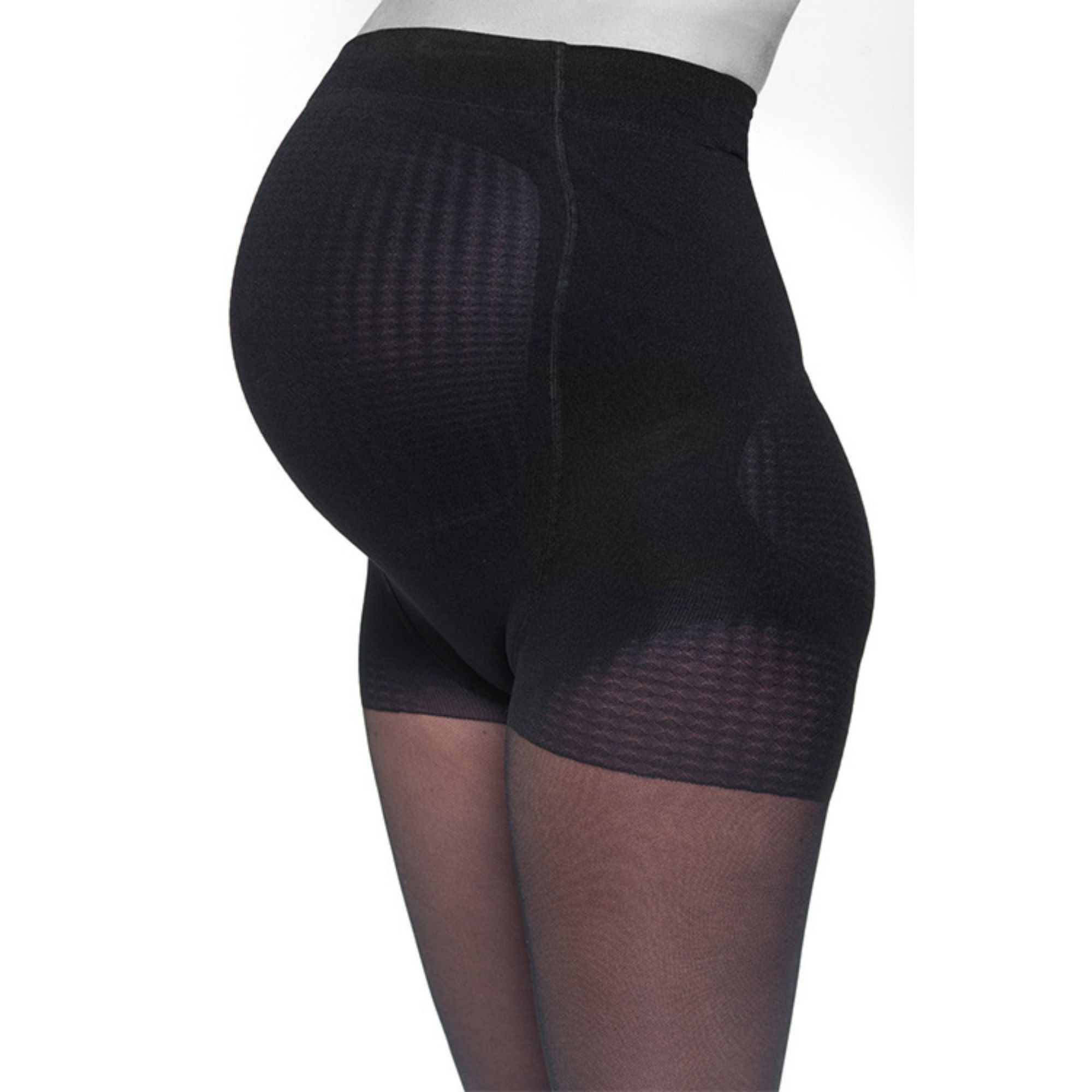 Stützstrumpfhose für Schwangere - Schwarz