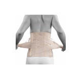 Rückenbandage mit Schienen - langes Modell - Beige